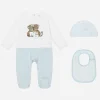 3-piece gift set with all-over logo print