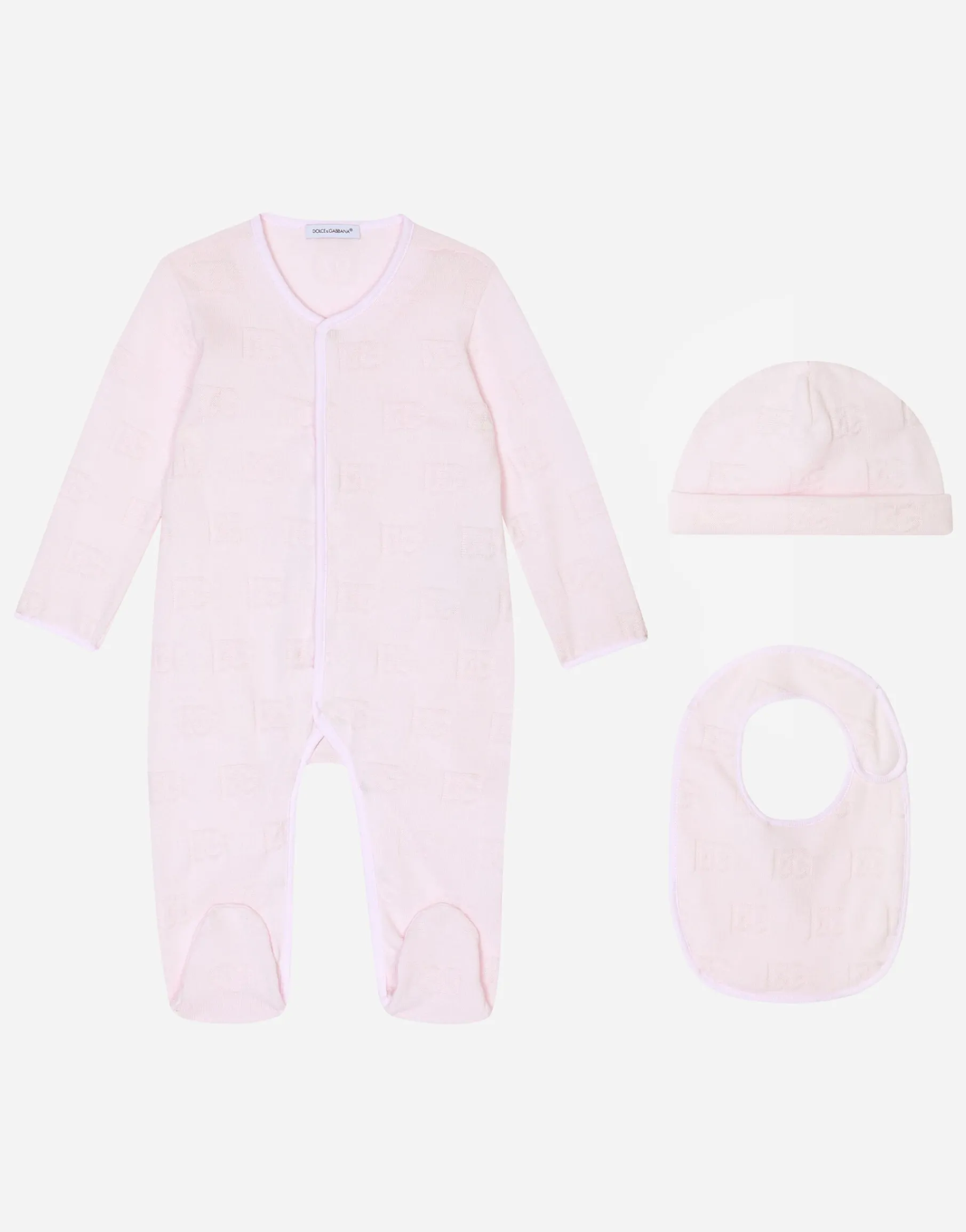 3-piece gift set with jacquard DG logo