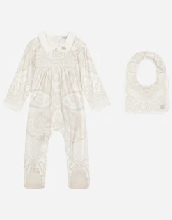 2-piece interlock gift set with DG Loves Newborn print