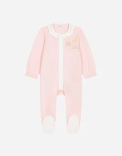 3-piece interlock gift set with moon and star print