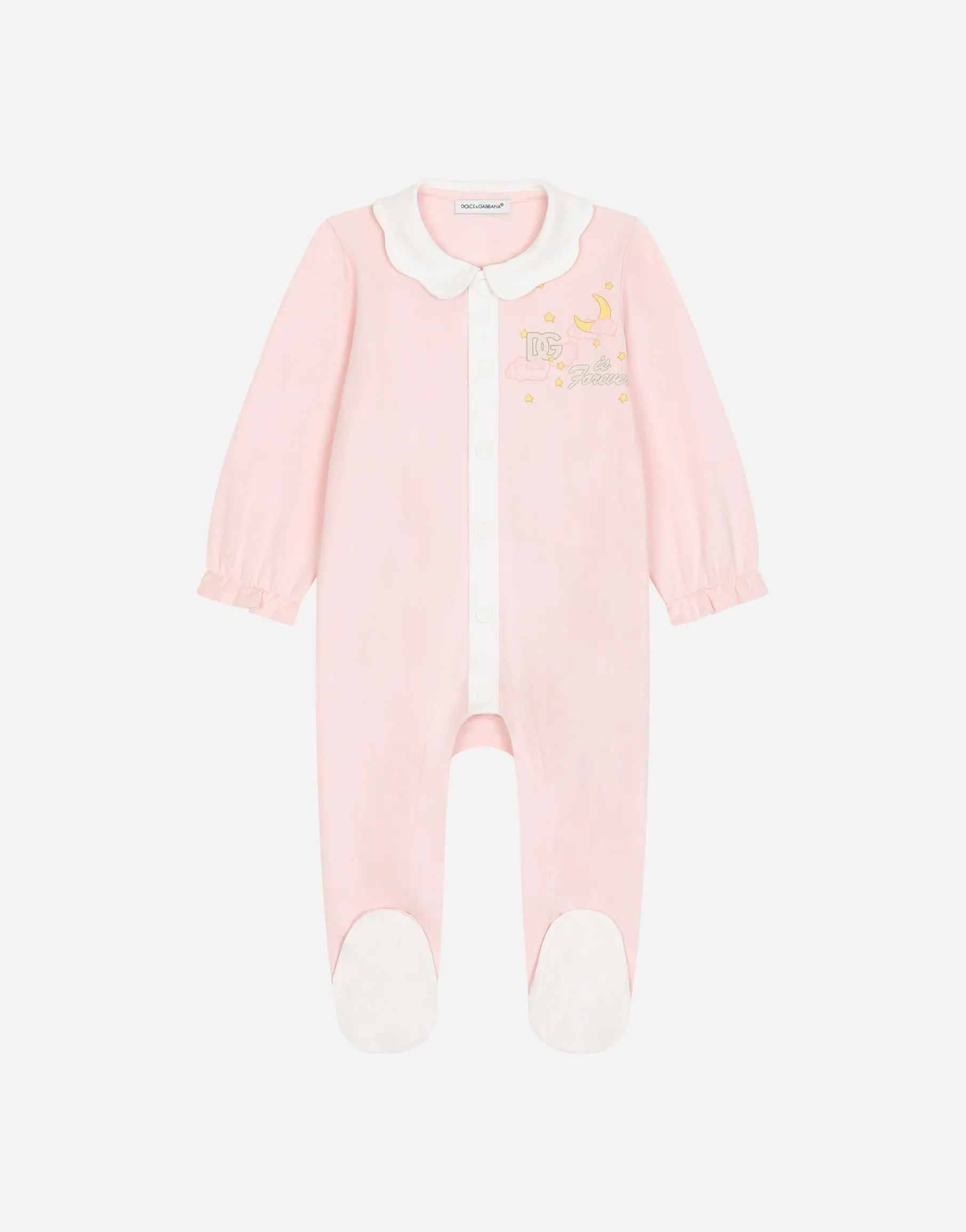 3-piece interlock gift set with moon and star print