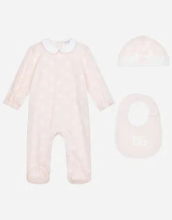 3-piece jersey gift set with DG-logo print
