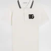 Piqué polo-shirt with DG logo