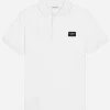 Piqué polo-shirt with logo tag
