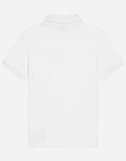Piqué polo-shirt with logo tag