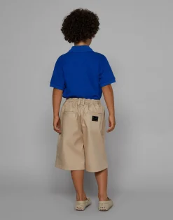 Piqué polo-shirt with logo tag