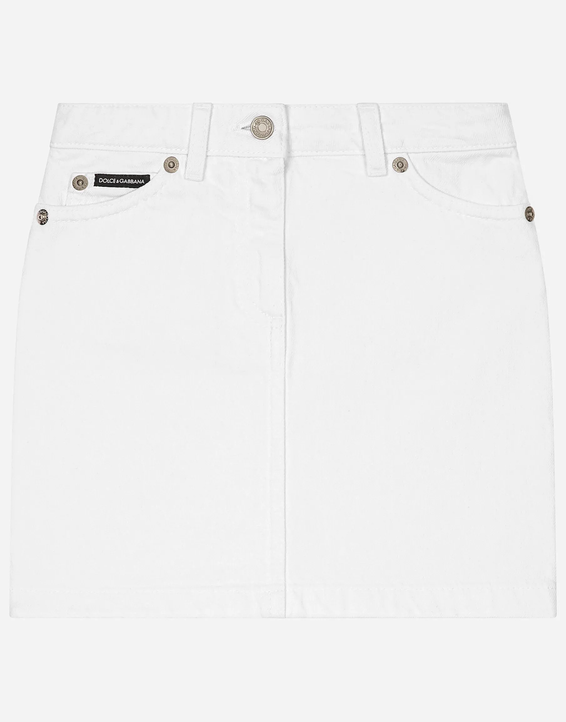5-pocket denim miniskirt