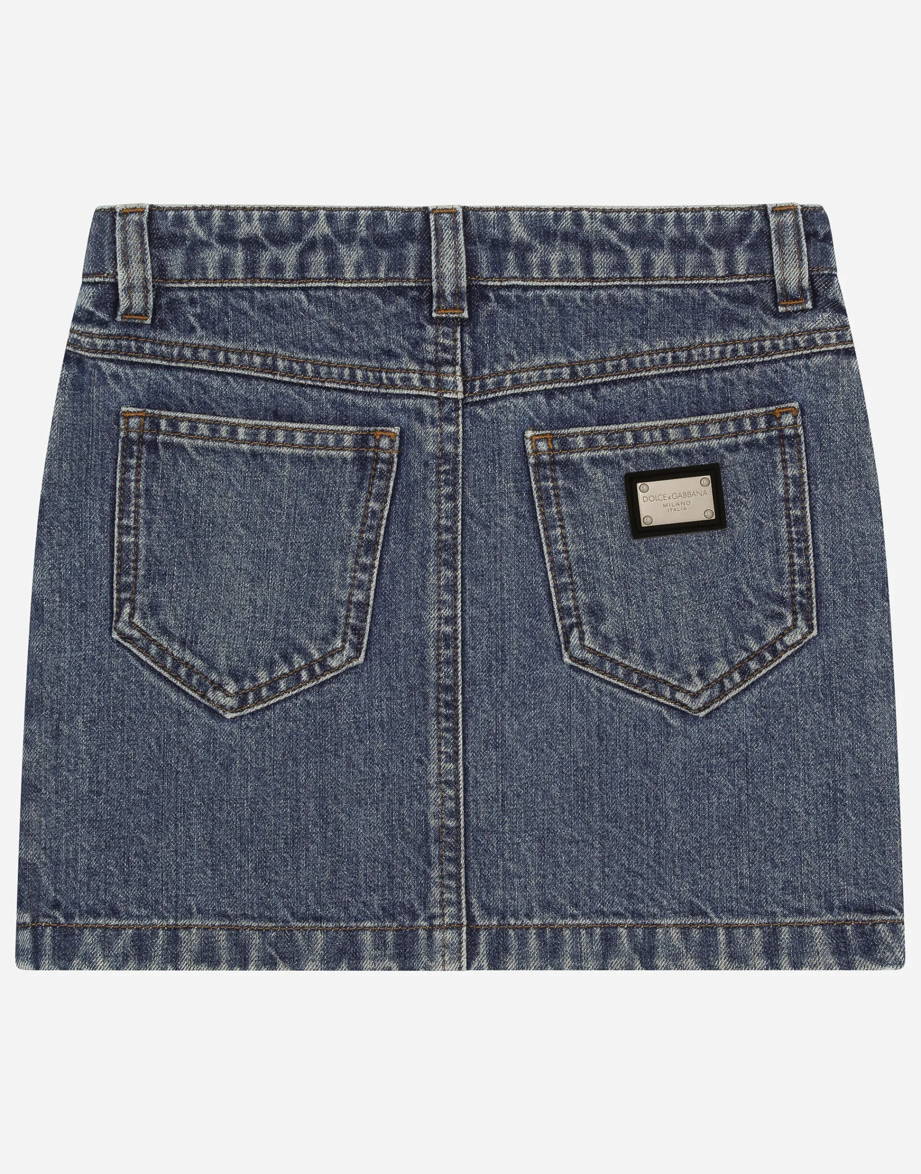 5-pocket denim miniskirt