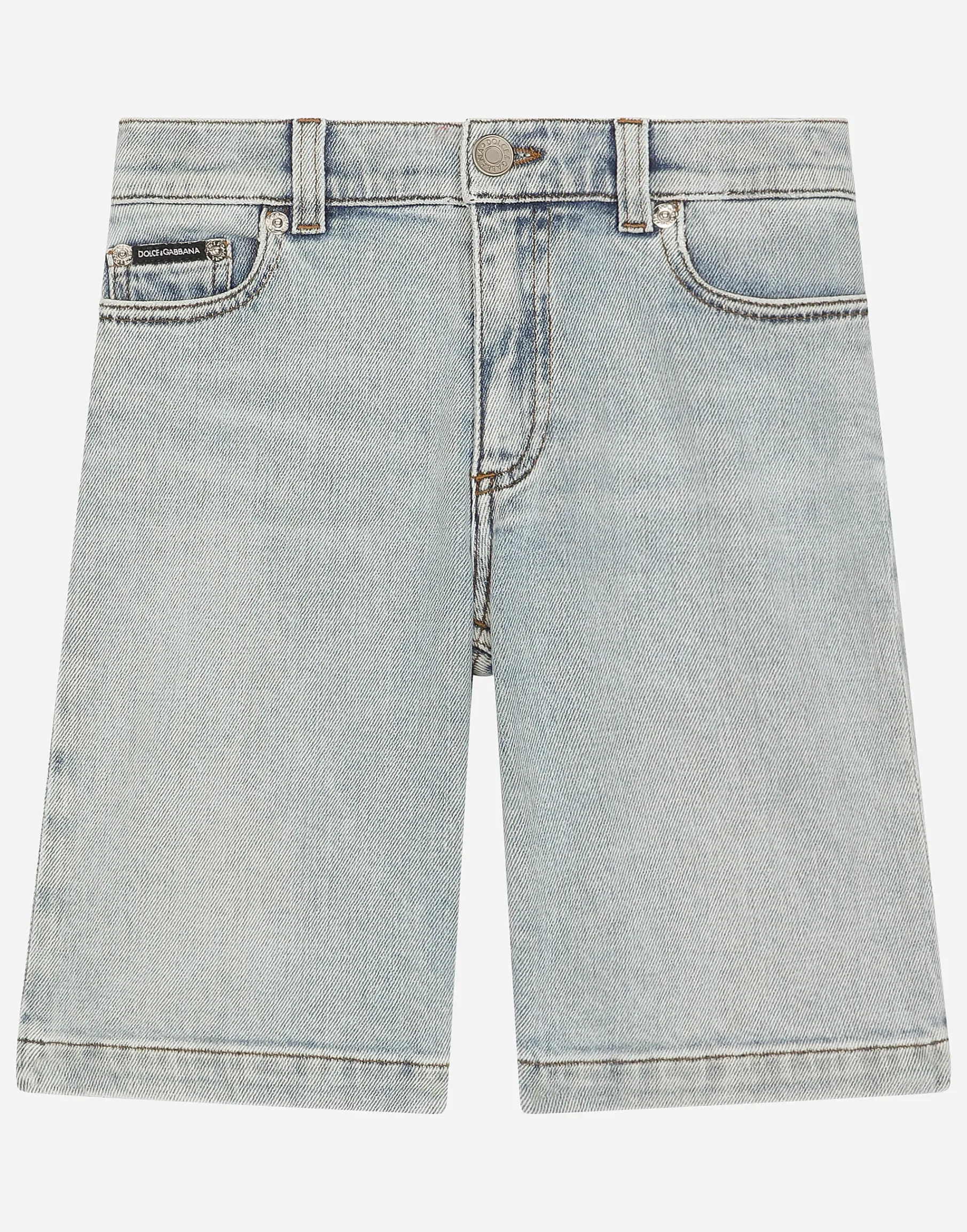 5-pocket denim shorts with DG logo