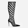 Polished calfskin boots