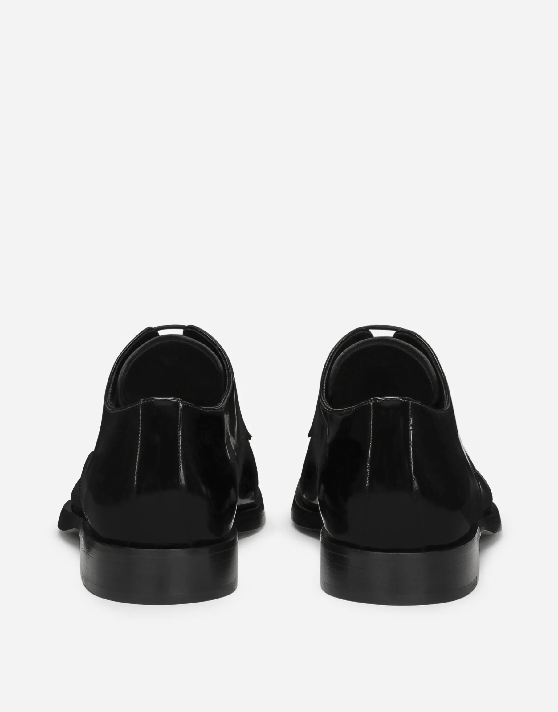 Polished calfskin Derby shoes