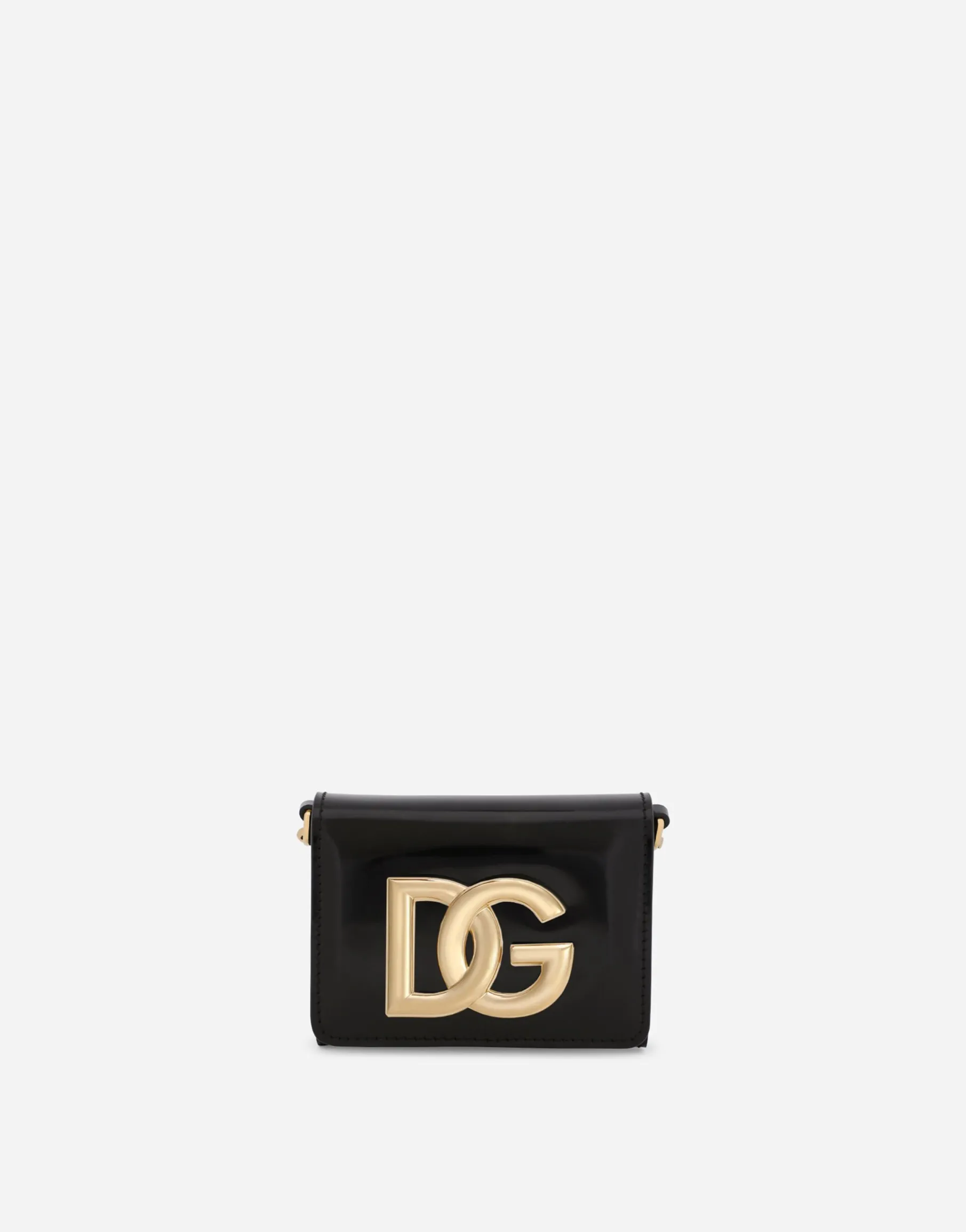 Polished calfskin DG micro bag