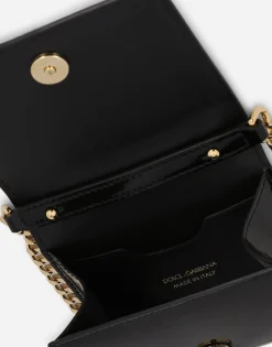 Polished calfskin DG micro bag