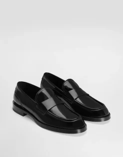 Polished calfskin loafers