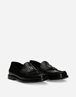 Polished calfskin loafers