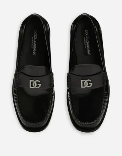Polished calfskin loafers