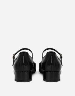 Polished calfskin Mary Janes