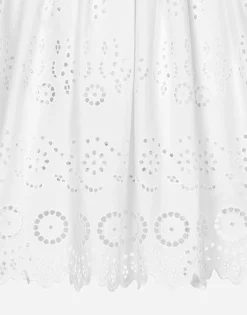 Poplin and broderie anglaise dress