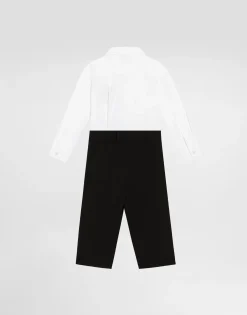 Poplin and jersey co-ord set