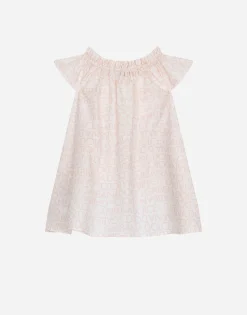 Poplin dress with bloomers