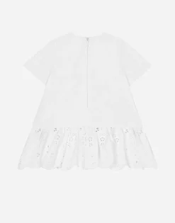 Poplin dress with DG logo