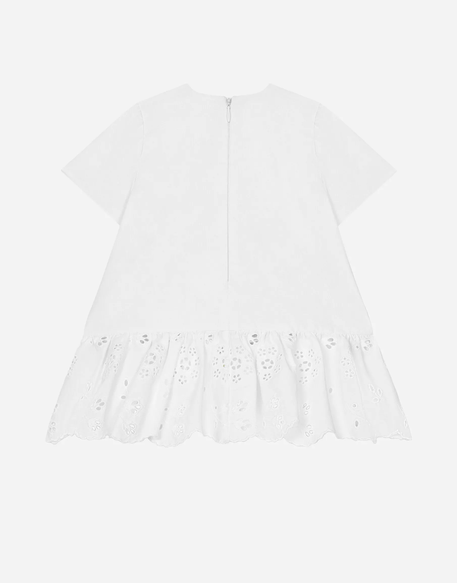 Poplin dress with DG logo