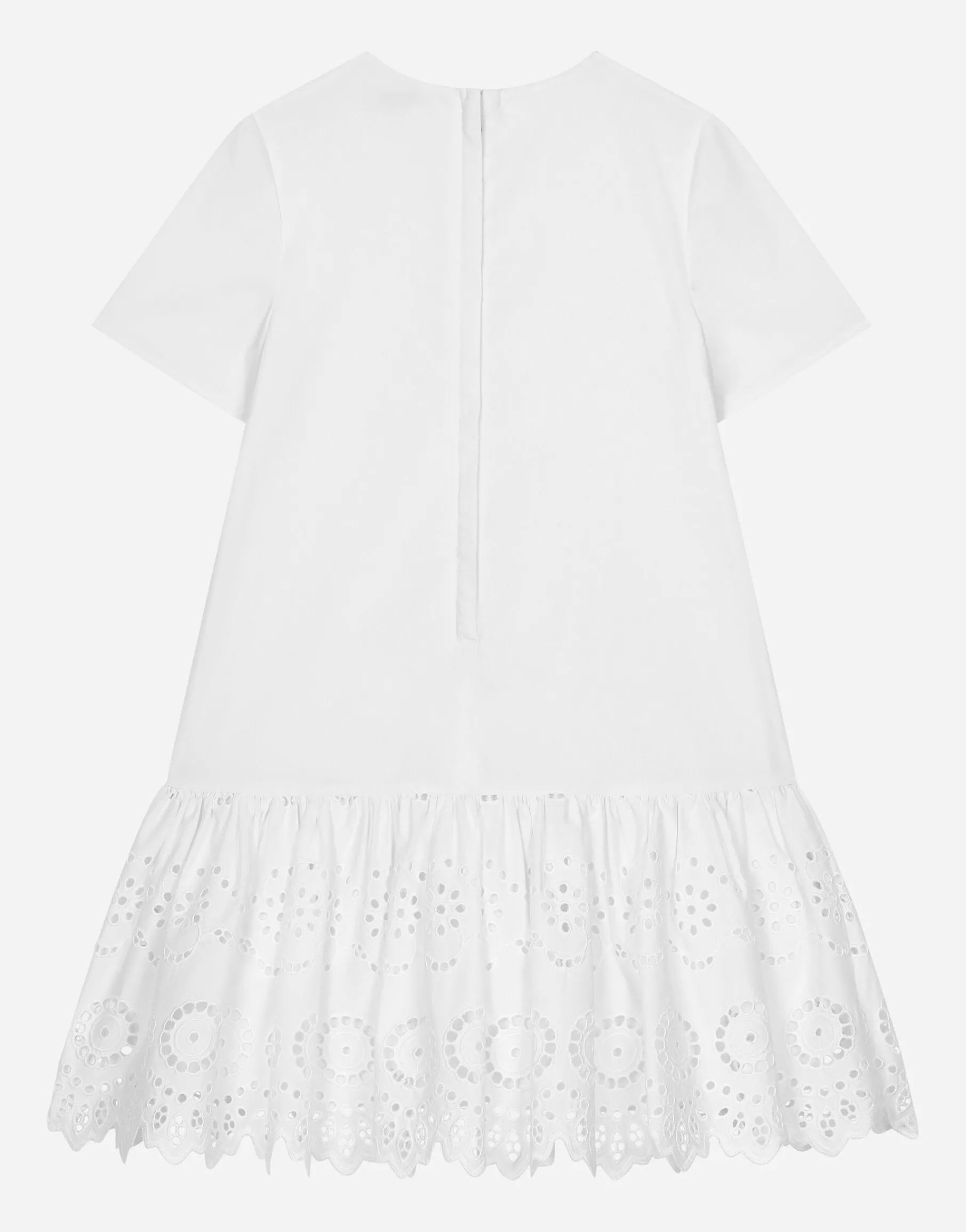 Poplin dress with DG logo