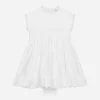 Poplin dress with Dolce&Gabbana logo