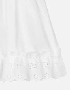 Poplin dress with Dolce&Gabbana logo