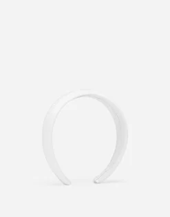 Poplin hairband with Dolce&Gabbana logo