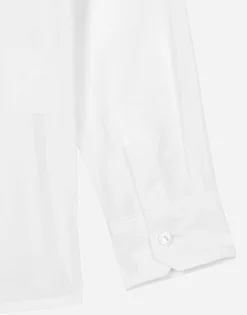 Poplin shirt with DG laurel logo