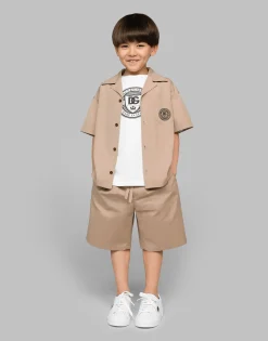Poplin shirt with DG logo