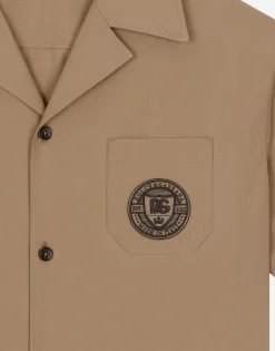 Poplin shirt with DG logo