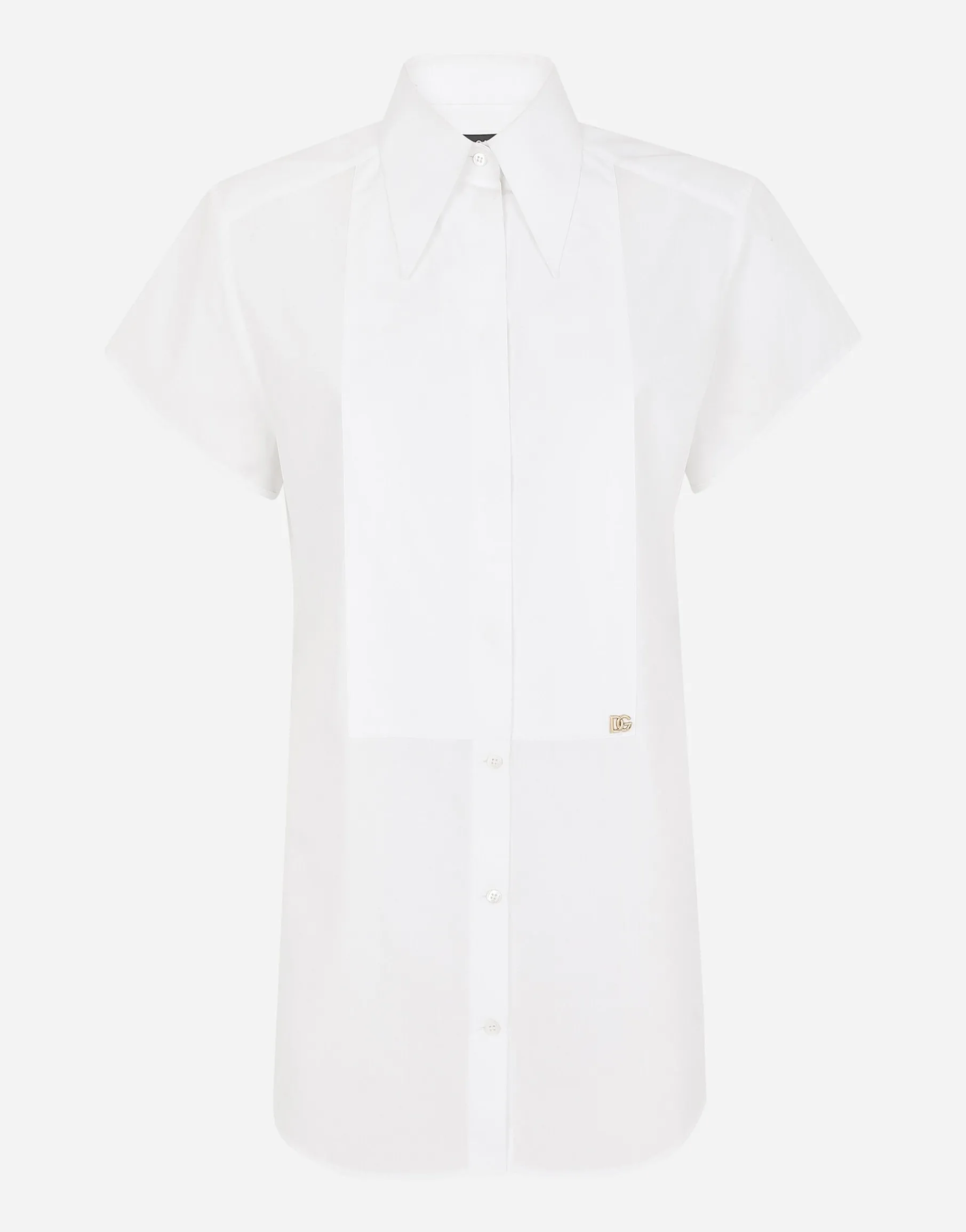 Poplin shirt with shirt front and DG logo