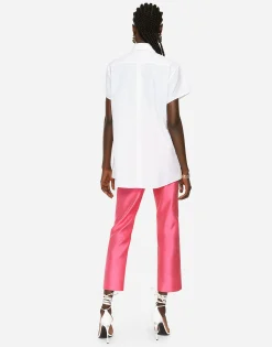 Poplin shirt with shirt front and DG logo