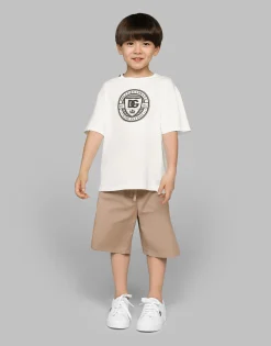 Poplin shorts with DG logo