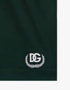 Poplin shorts with DG logo