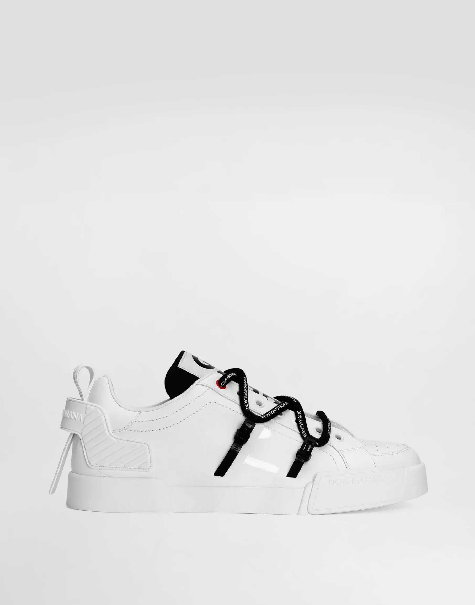 Portofino sneakers in calfskin and patent leather