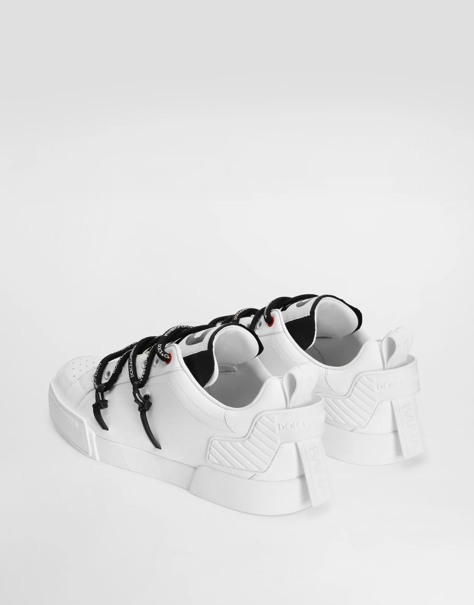 Portofino sneakers in calfskin and patent leather