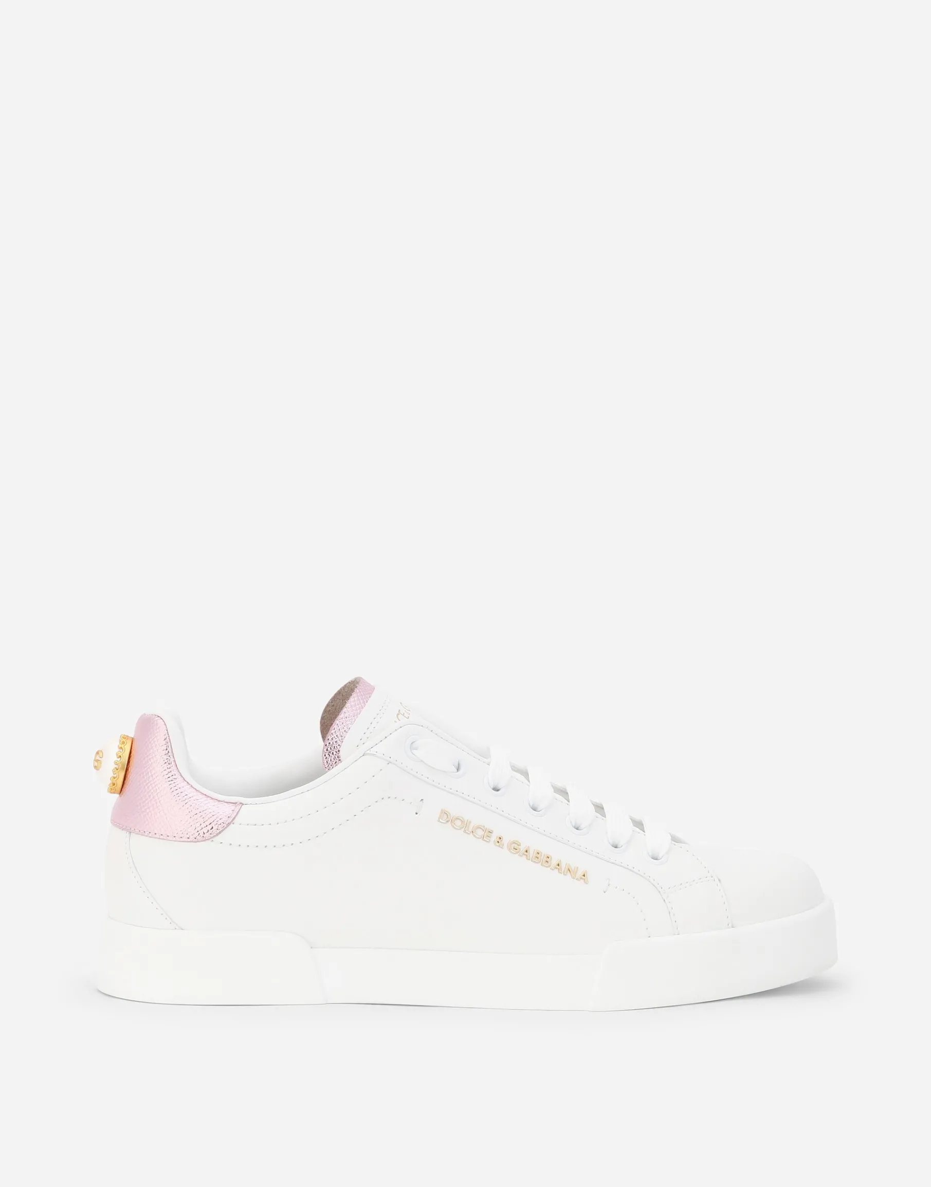 Portofino sneakers in nappa calfskin with lettering
