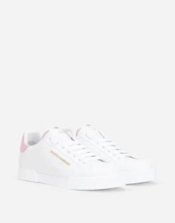 Portofino sneakers in nappa calfskin with lettering
