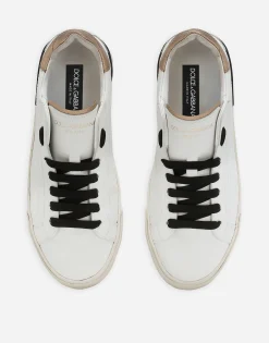 Portofino vintage calfskin sneakers