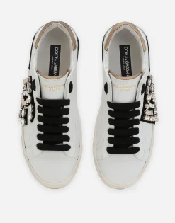 Portofino vintage calfskin sneakers
