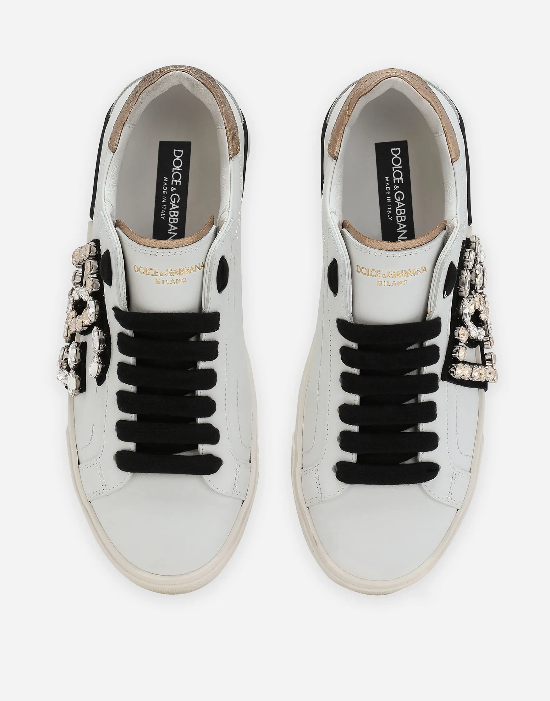 Portofino vintage calfskin sneakers