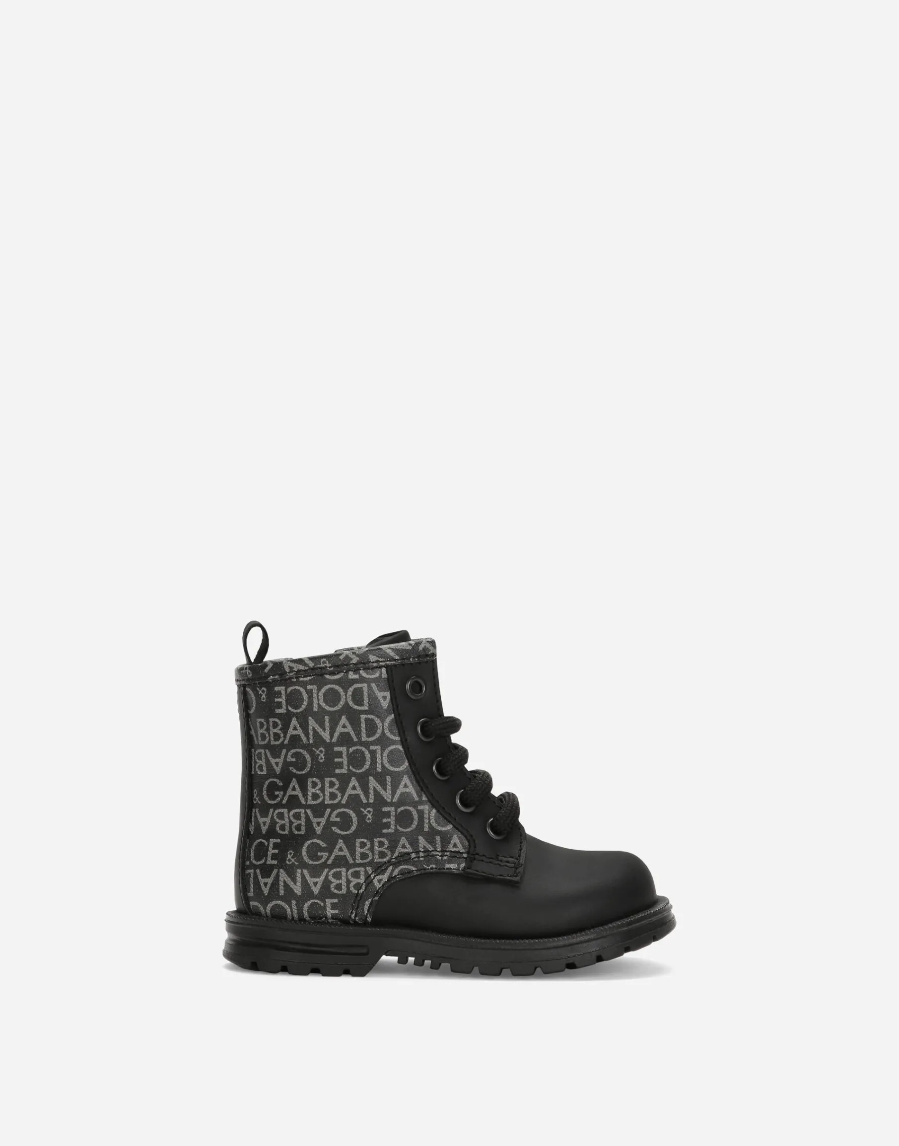 Printed calfskin ankle boots