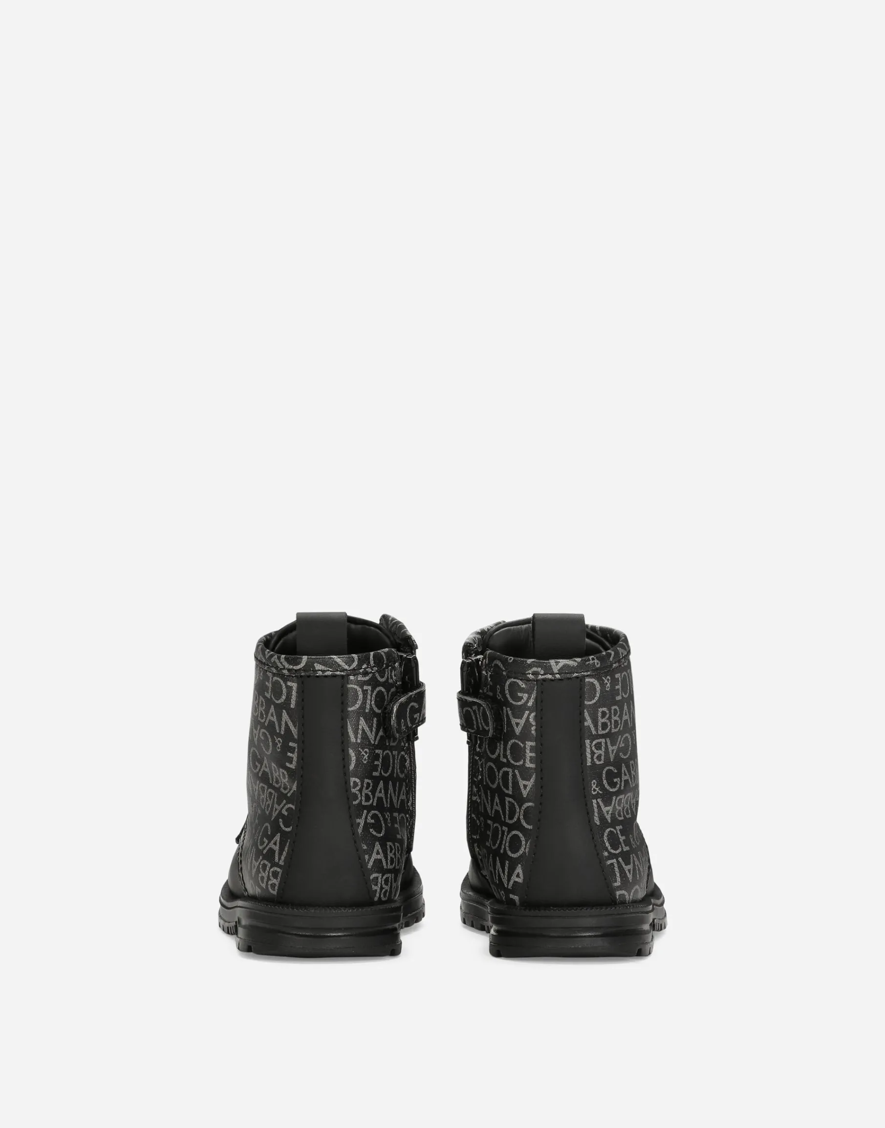 Printed calfskin ankle boots