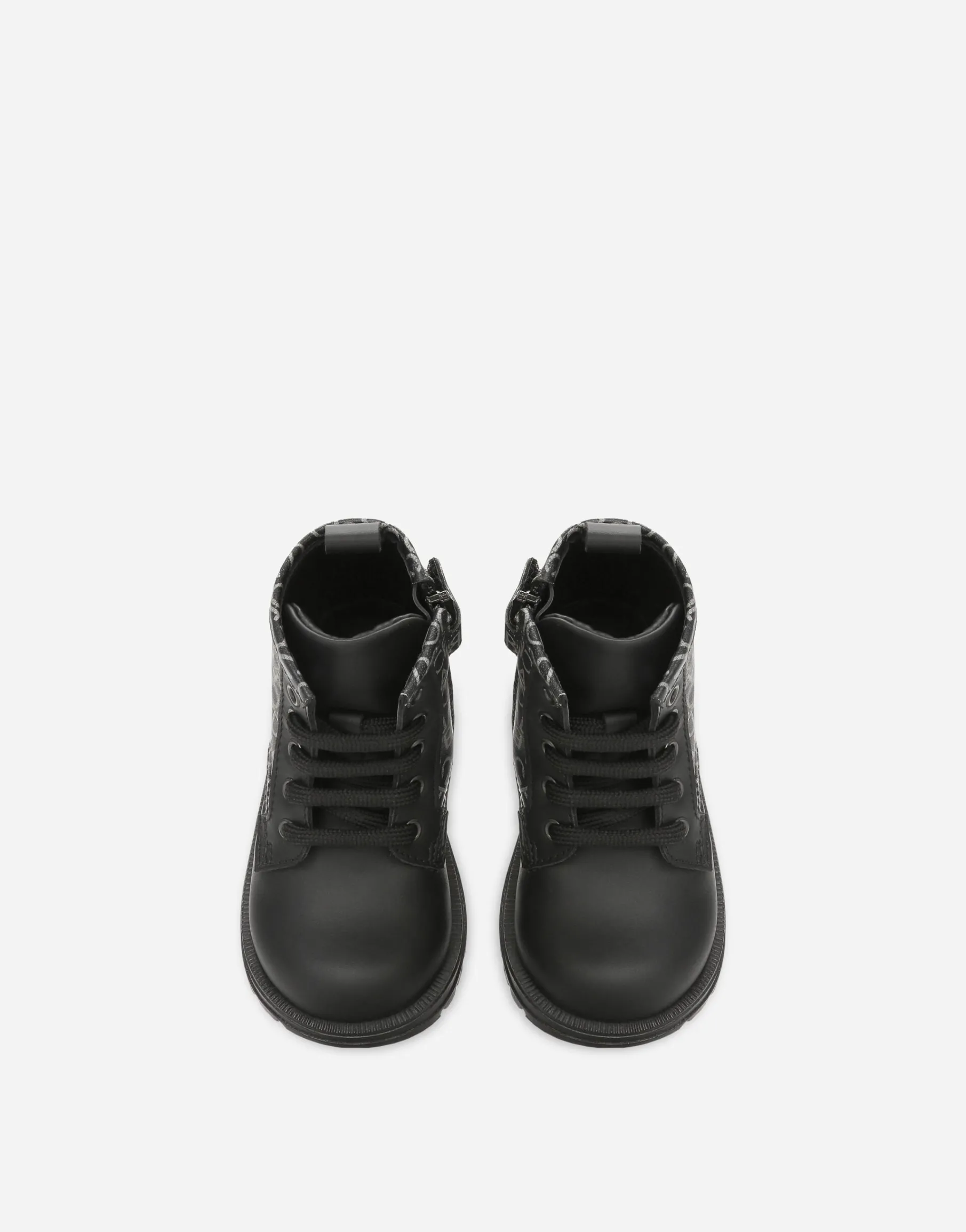 Printed calfskin ankle boots