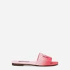 Printed calfskin sliders