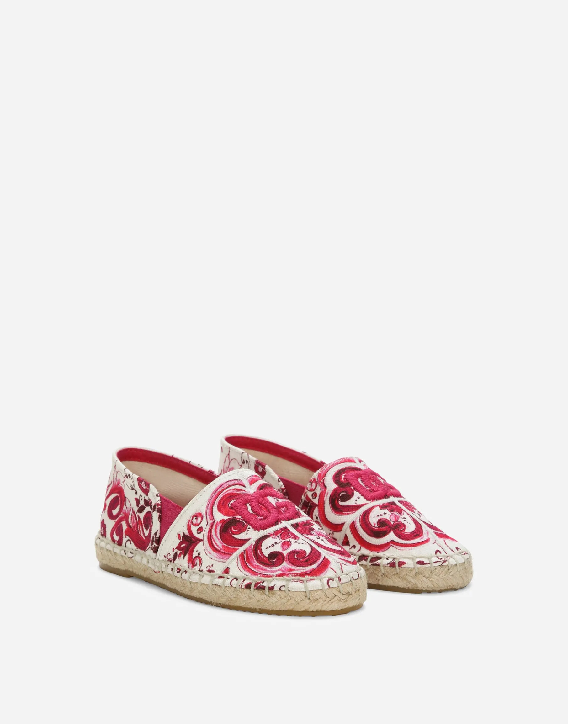 Printed canvas espadrilles