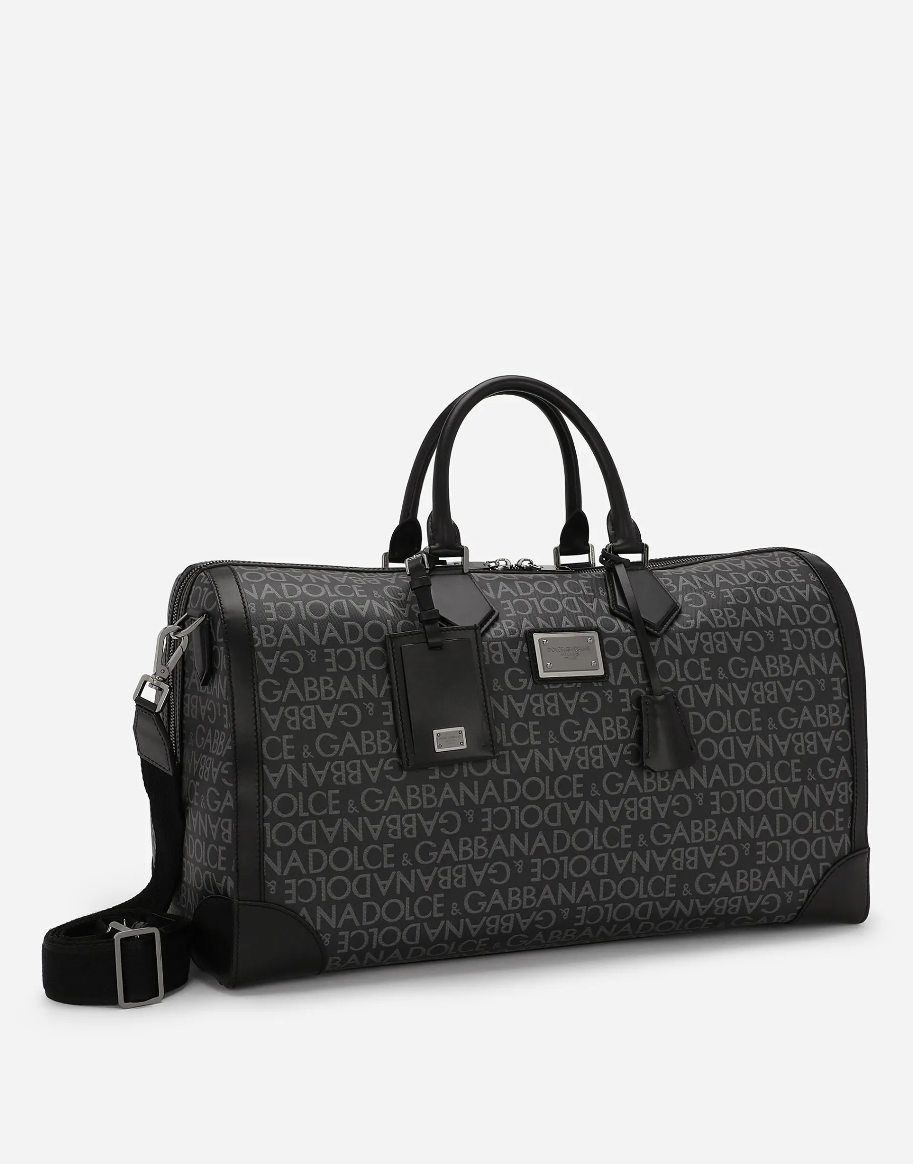 Printed jacquard holdall